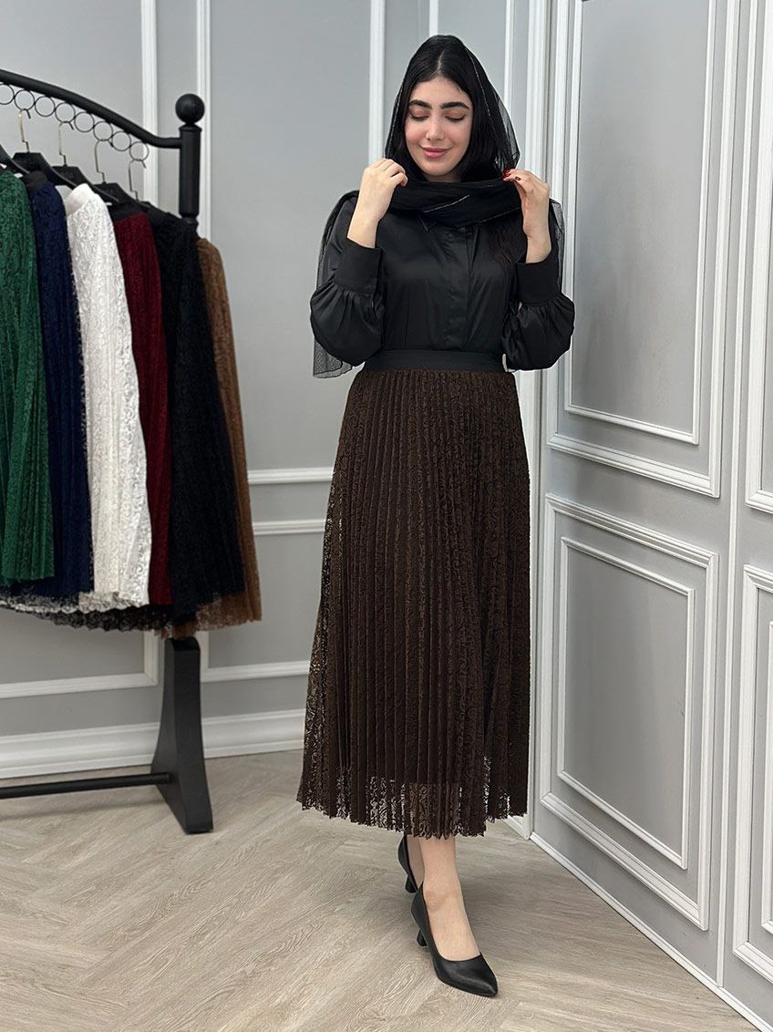 دامن زنانه گیپور استردار