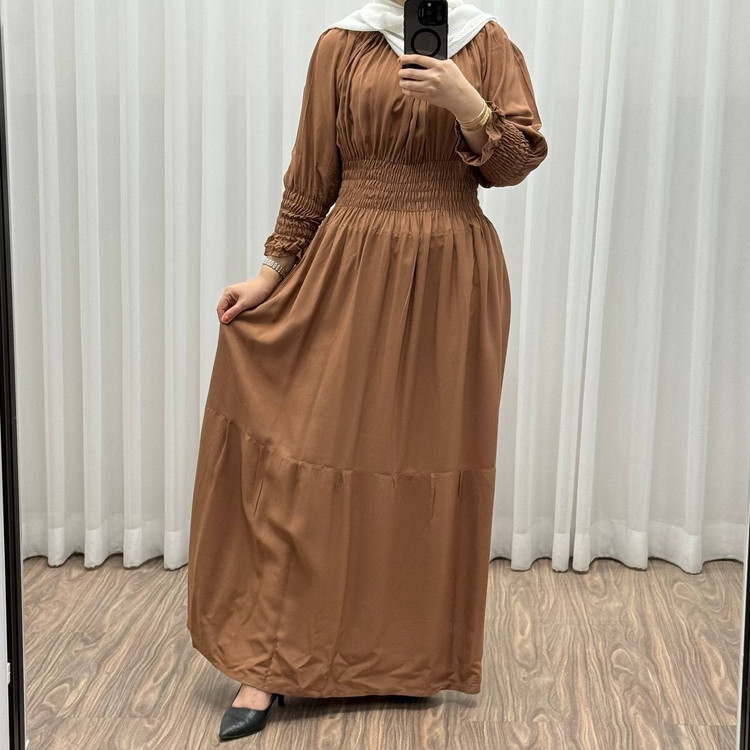 پیراهن ساحلی زنانه نخی